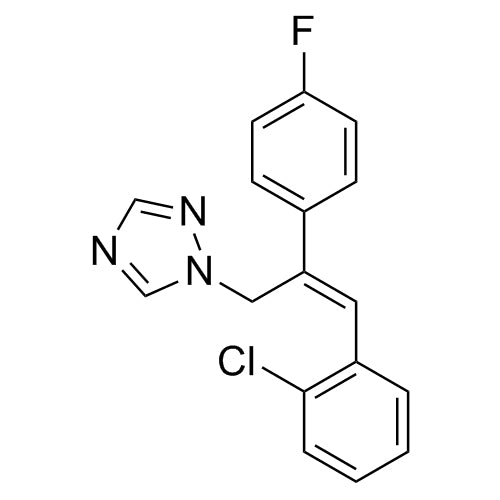 (Z)-1-(3-(2-chlorophenyl)-2-(4-fluorophenyl)allyl)-1H-1,2,4-triazole