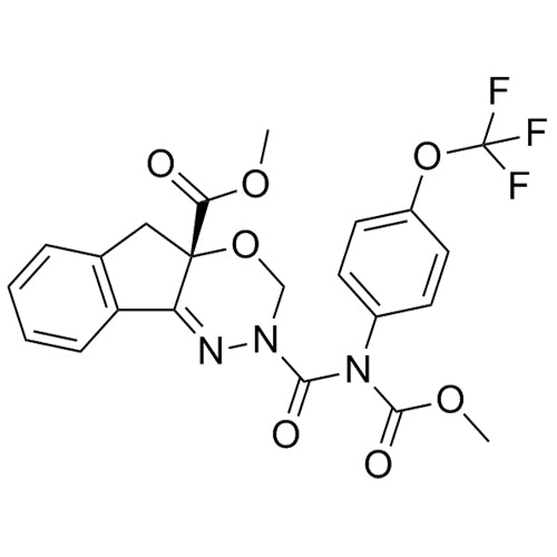 (S)-methyl2-((methoxycarbonyl)(4-(trifluoromethoxy)phenyl)carbamoyl)-2,3,4a,5-tetrahydroindeno[1,2-e][1,3,4]oxadiazine-4a-carboxylate