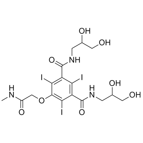 N1,N3-bis(2,3-dihydroxypropyl)-2,4,6-triiodo-5-(2-(methylamino)-2-oxoethoxy)isophthalamide