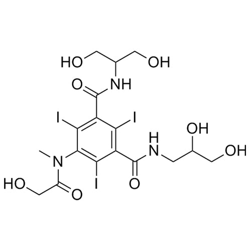 N1-(1,3-dihydroxypropan-2-yl)-N3-(2,3-dihydroxypropyl)-5-(2-hydroxy-N-methylacetamido)-2,4,6-triiodoisophthalamide