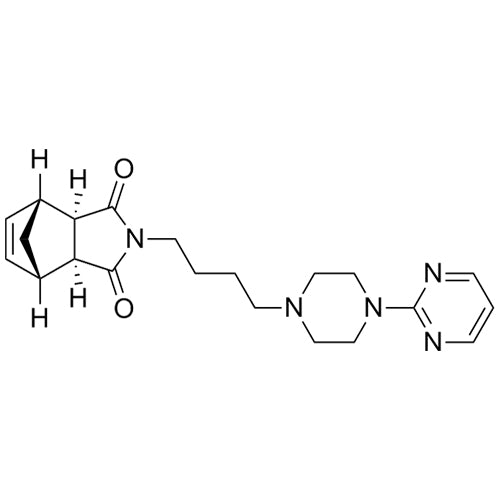 (3aR,4R,7S,7aS)-2-(4-(4-(pyrimidin-2-yl)piperazin-1-yl)butyl)-3a,4,7,7a-tetrahydro-1H-4,7-methanoisoindole-1,3(2H)-dione
