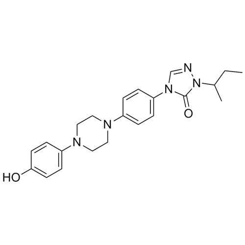 1-(sec-butyl)-4-(4-(4-(4-hydroxyphenyl)piperazin-1-yl)phenyl)-1H-1,2,4-triazol-5(4H)-one