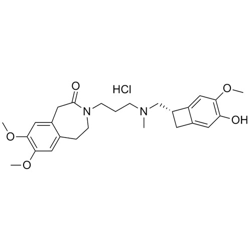 (S)-3-(3-(((3-hydroxy-4-methoxybicyclo[4.2.0]octa-1,3,5-trien-7-yl)methyl)(methyl)amino)propyl)-7,8-dimethoxy-4,5-dihydro-1H-benzo[d]azepin-2(3H)-onehydrochloride