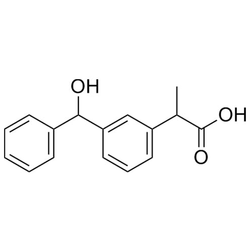 2-(3-(hydroxy(phenyl)methyl)phenyl)propanoicacid