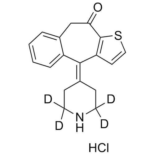 4-(piperidin-4-ylidene)-4H-benzo[4,5]cyclohepta[1,2-b]thiophen-10(9H)-one-D4HCl
