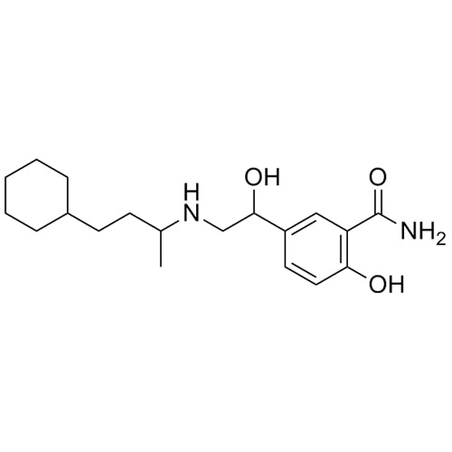 (MixtureofDiastereomers)5-(2-((4-cyclohexylbutan-2-yl)amino)-1-hydroxyethyl)-2-hydroxybenzamide