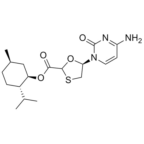 (5R)-(1R,2S,5R)-2-isopropyl-5-methylcyclohexyl5-(4-amino-2-oxopyrimidin-1(2H)-yl)-1,3-oxathiolane-2-carboxylate