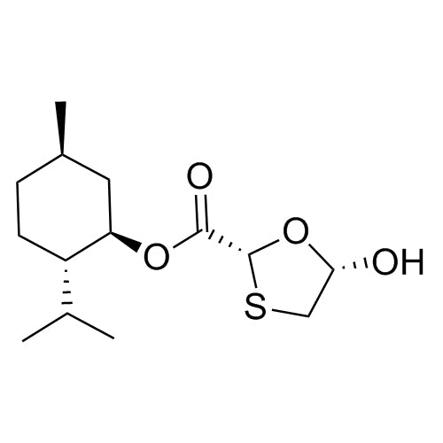 (2R,5S)-(1R,2S,5R)-2-isopropyl-5-methylcyclohexyl5-hydroxy-1,3-oxathiolane-2-carboxylate
