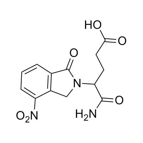 (S)-5-Amino-2-(4-nitro-1-oxoisoindolin-2-yl)-5-oxopentanoic Acid