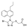 2-((5-bromo-4-(4-propylnaphthalen-1-yl)-4H-1,2,4-triazol-3-yl)thio)aceticacid