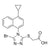 2-((5-bromo-4-(4-cyclopropylnaphthalen-1-yl)-4H-1,2,4-triazol-3-yl)thio)aceticacid