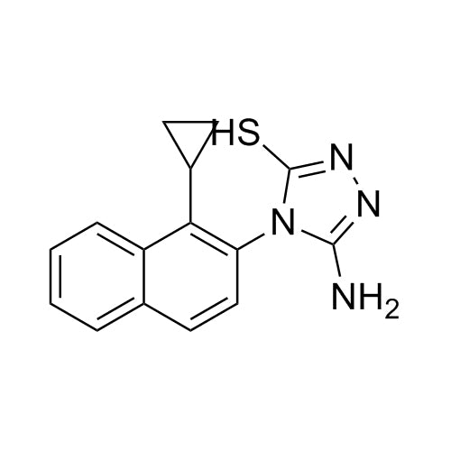 5-amino-4-(1-cyclopropylnaphthalen-2-yl)-4H-1,2,4-triazole-3-thiol