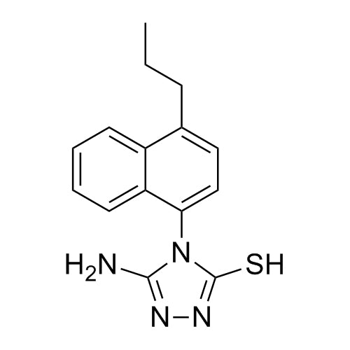 5-amino-4-(4-propylnaphthalen-1-yl)-4H-1,2,4-triazole-3-thiol