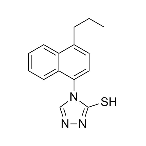 4-(4-propylnaphthalen-1-yl)-4H-1,2,4-triazole-3-thiol