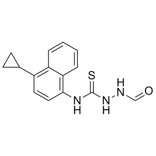 N-(4-cyclopropylnaphthalen-1-yl)-2-formylhydrazinecarbothioamide