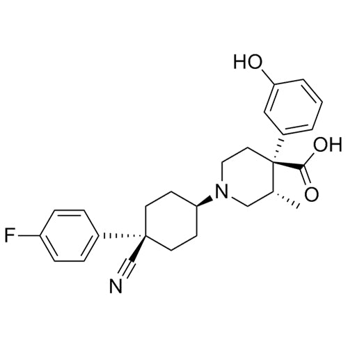 (3S,4R)-1-(Cis-4-cyano-4-(4-fluorophenyl)cyclohexyl)-4-(3-hydroxyphenyl)-3-methylpiperidine-4-carboxylicacid