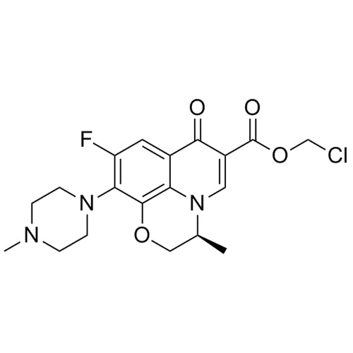(S)-chloromethyl 9-fluoro-3-methyl-10-(4-methylpiperazin-1-yl)-7-oxo-3,7-dihydro-2H-[1,4]oxazino[2,3,4-ij]quinoline-6-carboxylate