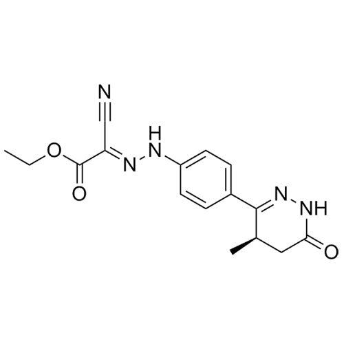 (MixtureofZandEIsomers)(R)-ethyl2-cyano-2-(2-(4-(4-methyl-6-oxo-1,4,5,6-tetrahydropyridazin-3-yl)phenyl)hydrazono)acetate