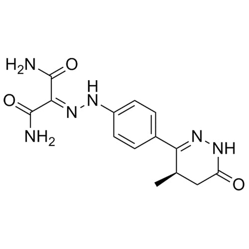 (R)-2-(2-(4-(4-methyl-6-oxo-1,4,5,6-tetrahydropyridazin-3-yl)phenyl)hydrazono)malonamide