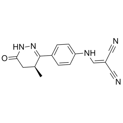 (S)-2-(((4-(4-methyl-6-oxo-1,4,5,6-tetrahydropyridazin-3-yl)phenyl)amino)methylene)malononitrile