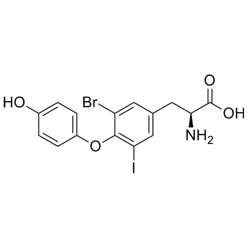 Levothyroxine Related Compound 9 (2-Amino-3(3-bromo-4-(4-hydroxyphenoxy)-5-iodophenyl)propanoic Acid