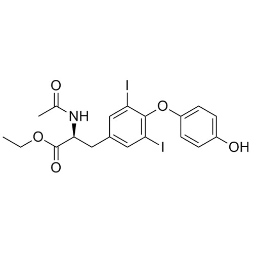(S)-ethyl2-acetamido-3-(4-(4-hydroxyphenoxy)-3,5-diiodophenyl)propanoate