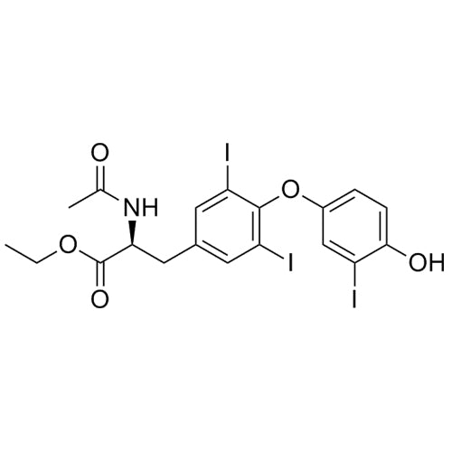 (S)-ethyl2-acetamido-3-(4-(4-hydroxy-3-iodophenoxy)-3,5-diiodophenyl)propanoate