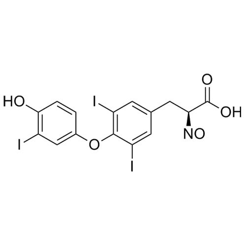 (S)-3-(4-(4-hydroxy-3-iodophenoxy)-3,5-diiodophenyl)-2-nitrosopropanoicacid