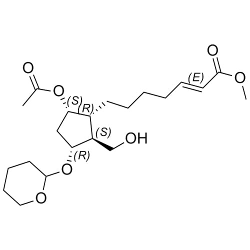 (E)-methyl7-((1R,2S,3R,5S)-5-acetoxy-2-(hydroxymethyl)-3-((tetrahydro-2H-pyran-2-yl)oxy)cyclopentyl)hept-2-enoate