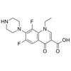 1-ethyl-6,8-difluoro-4-oxo-7-(piperazin-1-yl)-1,4-dihydroquinoline-3-carboxylicacid