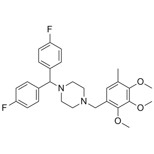 1-(bis(4-fluorophenyl)methyl)-4-(2,3,4-trimethoxy-5-methylbenzyl)piperazine