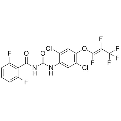 N-((2,5-dichloro-4-((perfluoroprop-1-en-1-yl)oxy)phenyl)carbamoyl)-2,6-difluorobenzamide