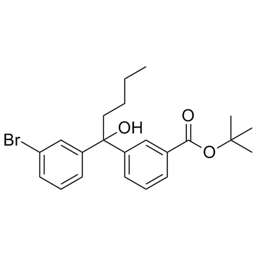 tert-butyl3-(1-(3-bromophenyl)-1-hydroxypentyl)benzoate