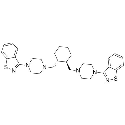 (1R,2R)-1,2-bis((4-(benzo[d]isothiazol-3-yl)piperazin-1-yl)methyl)cyclohexane