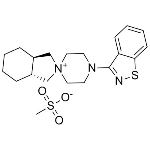 (3aR,7aR)-4'-(benzo[d]isothiazol-3-yl)octahydrospiro[isoindole-2,1'-piperazin]-1'-iummethanesulfonate