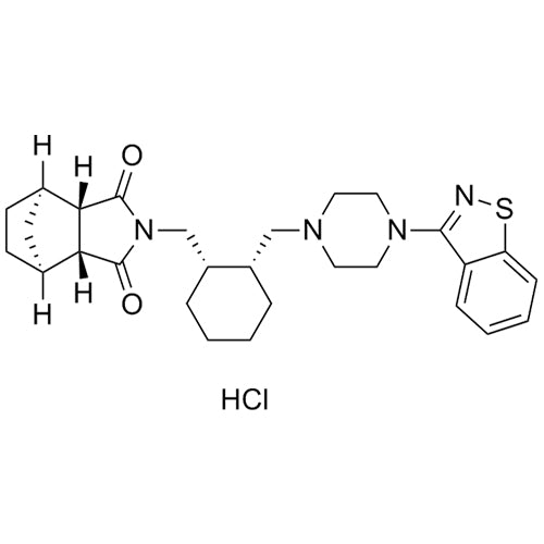 (3aR,4S,7R,7aS)-2-(((1S,2R)-2-((4-(benzo[d]isothiazol-3-yl)piperazin-1-yl)methyl)cyclohexyl)methyl)hexahydro-1H-4,7-methanoisoindole-1,3(2H)-dionehydrochloride
