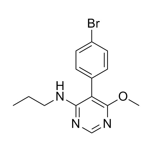 5-(4-bromophenyl)-6-methoxy-N-propylpyrimidin-4-amine