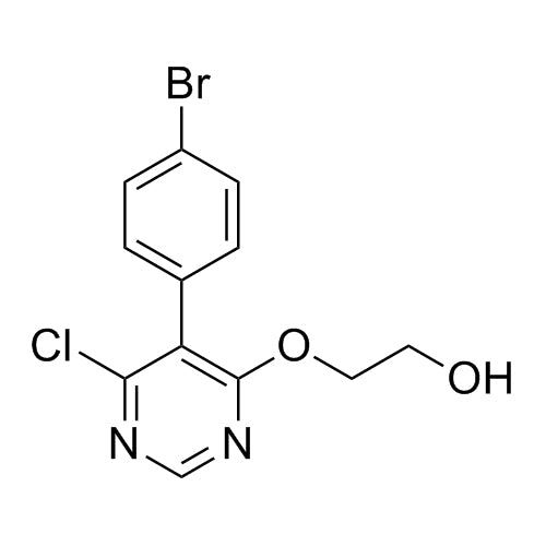 2-((5-(4-bromophenyl)-6-chloropyrimidin-4-yl)oxy)ethanol