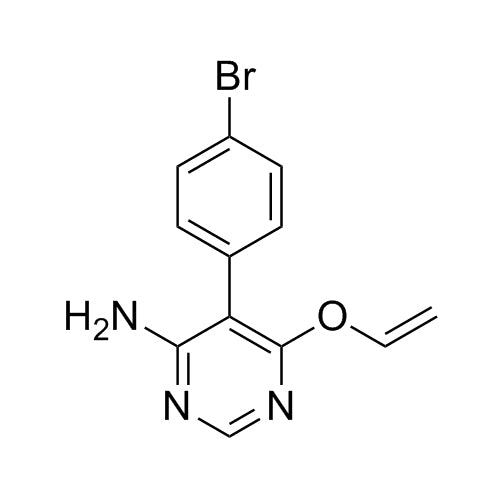 5-(4-bromophenyl)-6-(vinyloxy)pyrimidin-4-amine