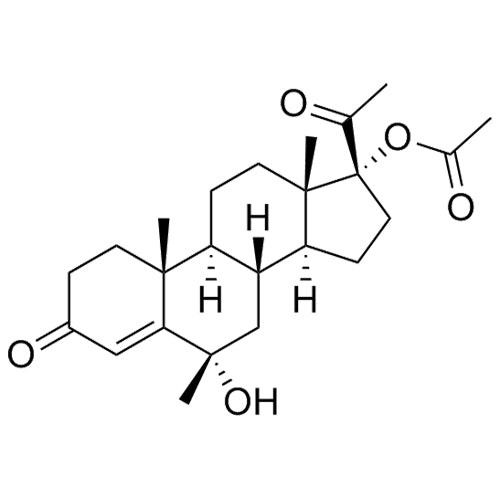 (6S,8R,9S,10R,13S,14S,17R)-17-acetyl-6-hydroxy-6,10,13-trimethyl-3-oxo-2,3,6,7,8,9,10,11,12,13,14,15,16,17-tetradecahydro-1H-cyclopenta[a]phenanthren-17-ylacetate
