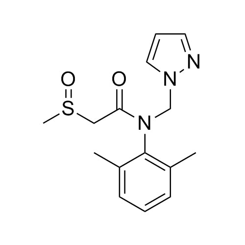 N-((1H-pyrazol-1-yl)methyl)-N-(2,6-dimethylphenyl)-2-(methylsulfinyl)acetamide