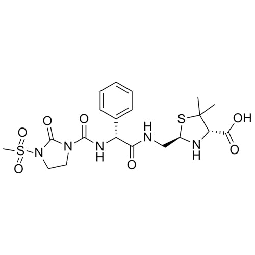 (MixtureofDiastereomers)(2R,4S)-5,5-dimethyl-2-(((R)-2-(3-(methylsulfonyl)-2-oxoimidazolidine-1-carboxamido)-2-phenylacetamido)methyl)thiazolidine-4-carboxylicacid
