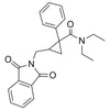 2-((1,3-dioxoisoindolin-2-yl)methyl)-N,N-diethyl-1-phenylcyclopropanecarboxamide