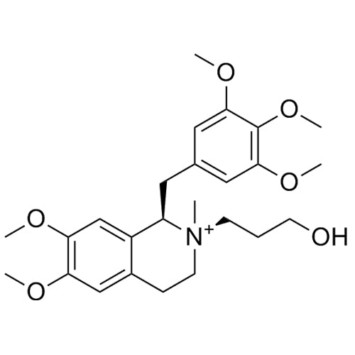 (1R,2R)-2-(3-hydroxypropyl)-6,7-dimethoxy-2-methyl-1-(3,4,5-trimethoxybenzyl)-1,2,3,4-tetrahydroisoquinolin-2-ium