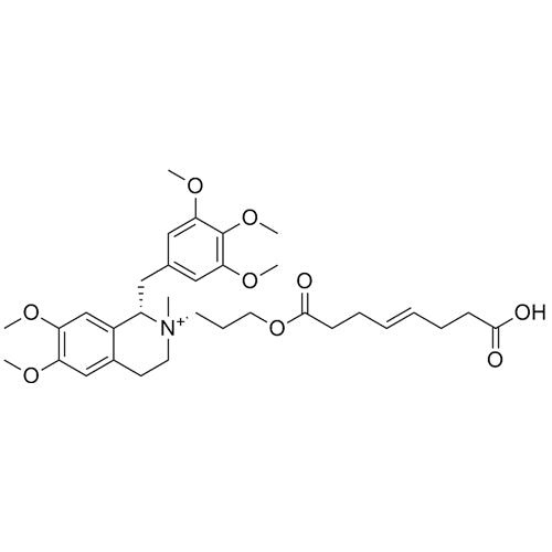 (1S,2S)-2-(3-(((E)-7-carboxyhept-4-enoyl)oxy)propyl)-6,7-dimethoxy-2-methyl-1-(3,4,5-trimethoxybenzyl)-1,2,3,4-tetrahydroisoquinolin-2-ium