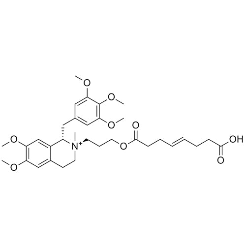 (1S,2R)-2-(3-(((E)-7-carboxyhept-4-enoyl)oxy)propyl)-6,7-dimethoxy-2-methyl-1-(3,4,5-trimethoxybenzyl)-1,2,3,4-tetrahydroisoquinolin-2-ium