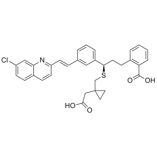 (R,E)-2-(3-(((1-(carboxymethyl)cyclopropyl)methyl)thio)-3-(3-(2-(7-chloroquinolin-2-yl)vinyl)phenyl)propyl)benzoicacid