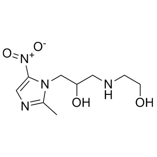 1-((2-hydroxyethyl)amino)-3-(2-methyl-5-nitro-1H-imidazol-1-yl)propan-2-ol