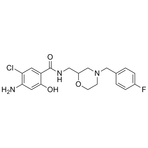4-amino-5-chloro-N-((4-(4-fluorobenzyl)morpholin-2-yl)methyl)-2-hydroxybenzamide
