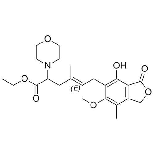 (E)-ethyl6-(4-hydroxy-6-methoxy-7-methyl-3-oxo-1,3-dihydroisobenzofuran-5-yl)-4-methyl-2-morpholinohex-4-enoate